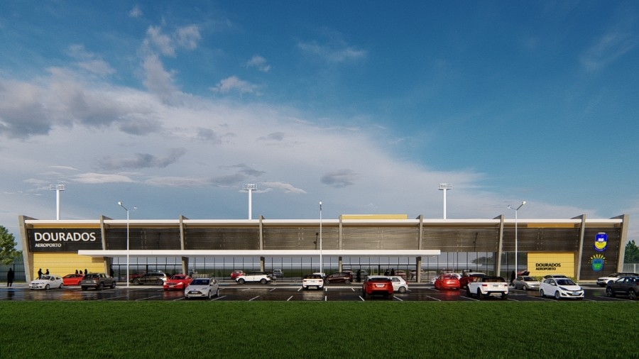 Sonho da população de Dourados, novo terminal aeroportuário começa a se transformar em realidade