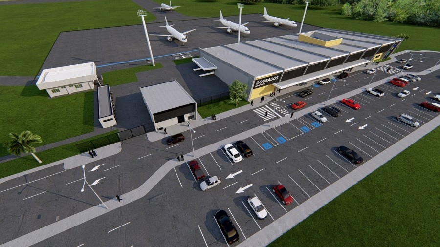 Sonho da população de Dourados, novo terminal aeroportuário começa a se transformar em realidade
