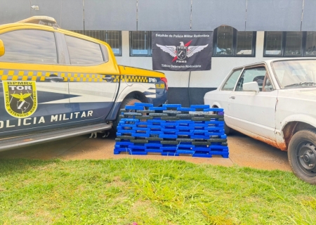 Polícia descobre droga em fundo falso em veículo e motorista é preso na MS-295