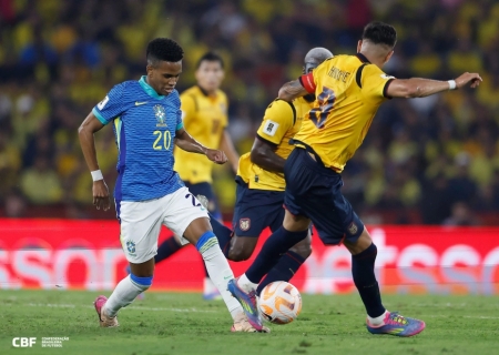 Brasil joga mal e fica no 0 a 0 com o Equador na estreia de Ancelotti