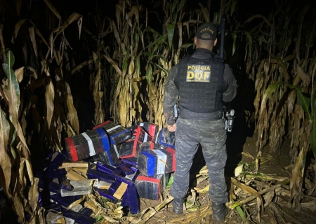 Veículo abandonado com quase uma tonelada de maconha é apreendido em Maracaju