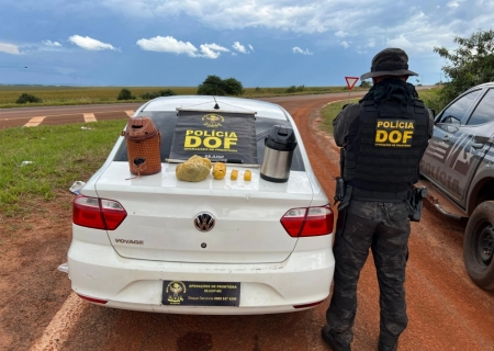 DOF prende mulher com maconha em garrafas térmicas que seriam levadas para presídio