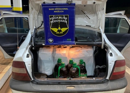 Polícia Militar Rodoviária apreende mercadorias do Paraguai na MS-145 em Angélica