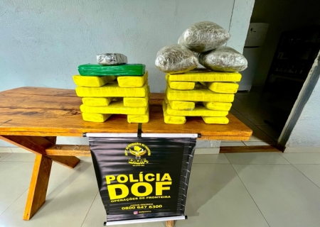 Mulher que seguia com droga para Tacuru é presa pelo DOF em Paranhos