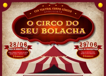 “O Circo do Seu Bolacha” leva arte e diversão a bairros de Nova Andradina com acesso gratuito