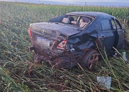 Mulher morre após capotamento na BR-376 próximo de Amandina