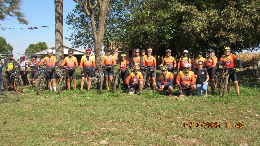 Pata de Onça Bike Clube realiza a 4ª Rota das Igrejas com mais de 75 ciclistas