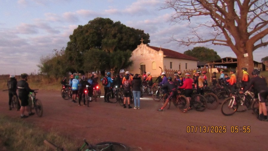Pata de Onça Bike Clube realiza a 4ª Rota das Igrejas com mais de 75 ciclistas