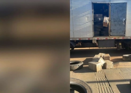 Caminhão com 1,4 tonelada de maconha é apreendido pela PRF em Água Clara