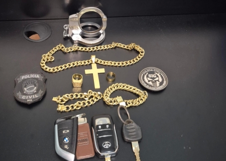 Polícia Civil de Costa Rica com ordem judicial sequestra bens adquiridos com dinheiro do tráfico