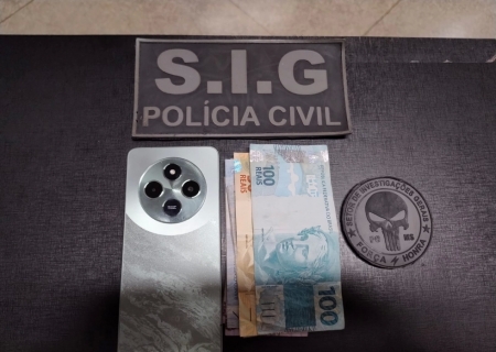 Homem furta celular, cartão de crédito e gasta R$ 1,5 mil em Brasilândia, mas acaba descoberto pela Polícia Civil