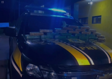 PRF apreende mais de 30 kg de cocaína em duas abordagens na BR-262 em Corumbá
