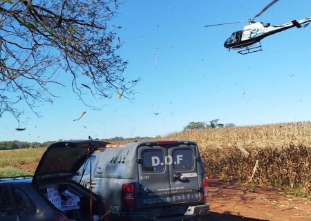 Carro carregado com cigarros é encontrado abandonado em Rio Brilhante