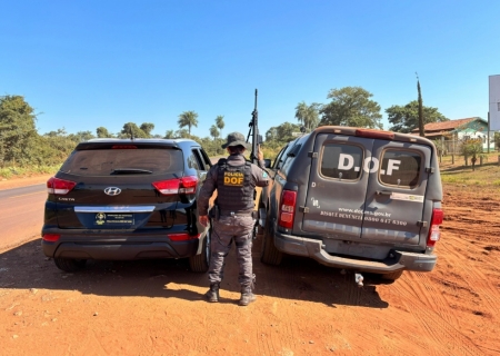 Carro furtado na Bahia é recuperado pelo DOF em Iguatemi