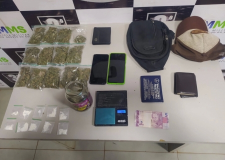 Dupla é presa por traficar drogas no centro de Dourados