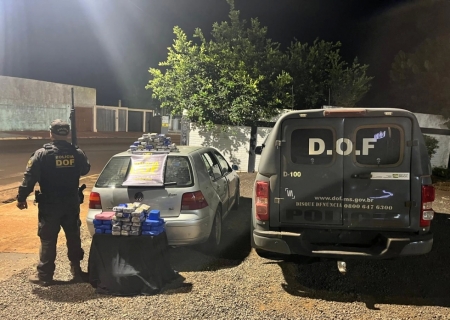 Mulher é presa pelo DOF com 30 kg de maconha em Maracaju