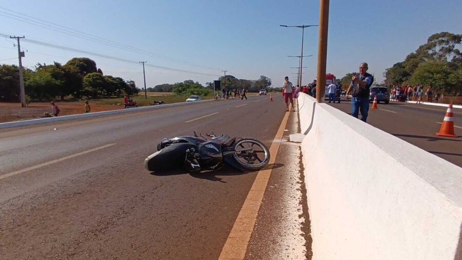 Motociclista morre após colidir com poste na MS-156, em Dourados