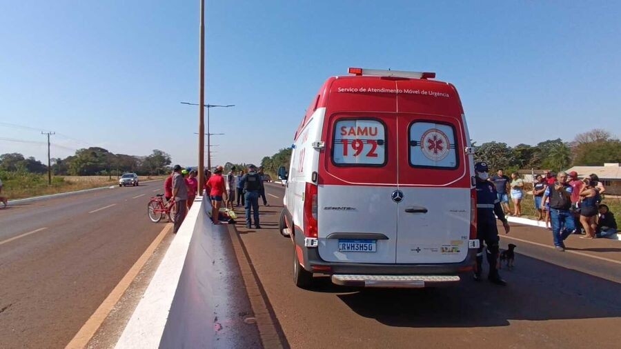 Motociclista morre após colidir com poste na MS-156, em Dourados