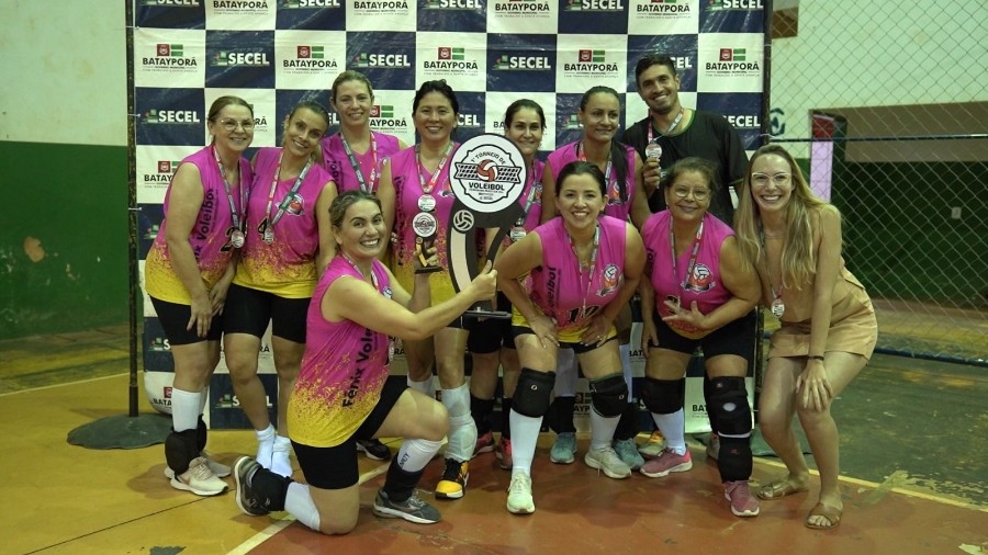 1º Torneio Feminino Master 35+ de Voleibol movimentou Batayporã