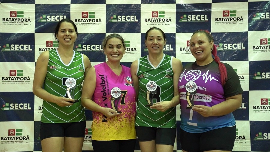 1º Torneio Feminino Master 35+ de Voleibol movimentou Batayporã