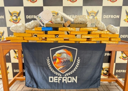 Foragido é preso com 17 kg de drogas durante ação da Defron em Dourados