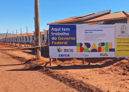Mutirão da Sanesul leva rede de água tratada ao novo loteamento Água Azul em Ivinhema