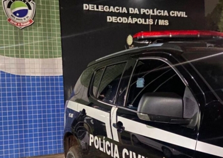 Em Deodápolis, Polícia Civil cumpre mandando de prisão contra homem por prática de roubo ainda adolescente