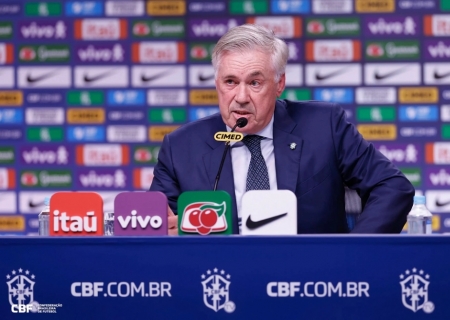Carlo Ancelotti anuncia convocados para jogos contra Chile e Bolívia, pelas Eliminatórias