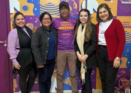 Delegada da DAM participa de programa de rádio durante o Agosto Lilás em Nova Andradina