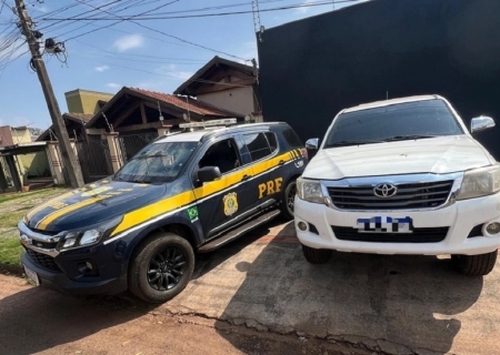 PRF apreende 4 toneladas de maconha e recupera caminhonete roubada em Dourados