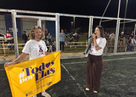 Agosto Lilás entra em campo na Copa Comércio de Batayporã