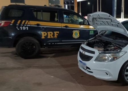 Carro furtado em São Paulo é recuperado pela PRF em Bataguassu
