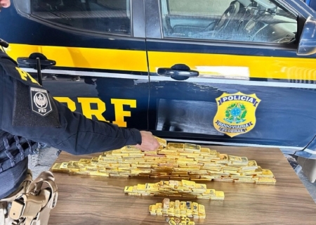 PRF faz maior apreensão de ouro da história com 103 kg em Roraima avaliados em R$ 60 milhões