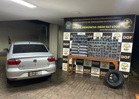 Carga de contrabando avaliada em mais de R$ 100 mil é apreendida em Maracaju