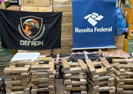Defron e Receita Federal apreendem drogas e mercadorias ilegais em Dourados