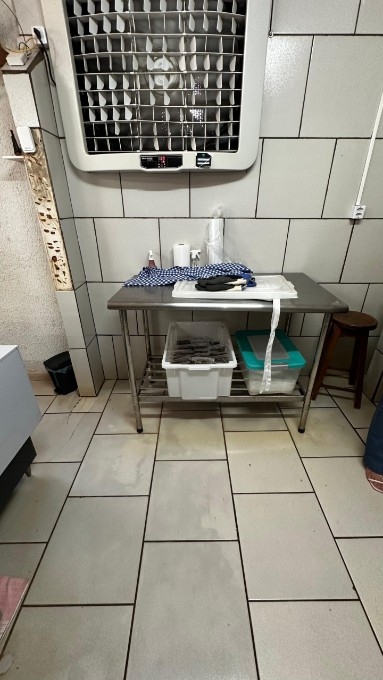 DECON realiza operação em Terenos e autua proprietário de açougue por venda irregular de carne