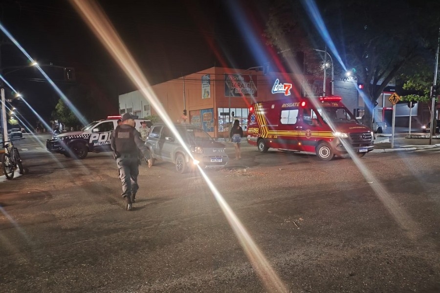 Após colisão, motoristas são presos por embriaguez em Nova Andradina