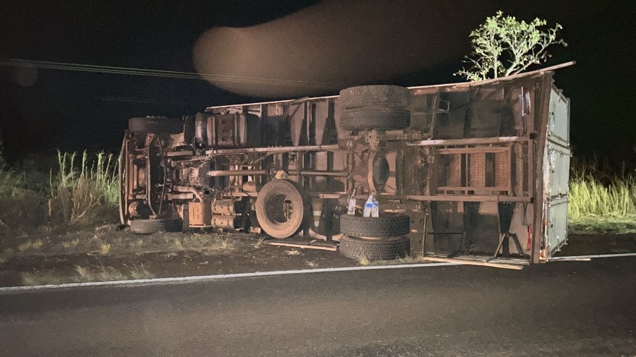 Identificado homem morto em acidente entre carro e caminhão na MS-134 em Nova Casa Verde