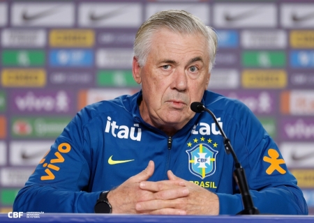 Ancelotti projeta estreia no Maracanã e exalta história da Seleção Brasileira