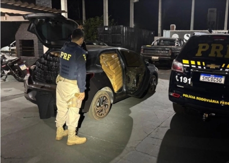 Ação conjunta apreende grande quantidade de maconha e cigarros em Maracaju