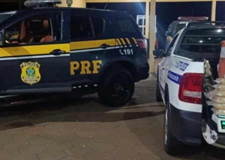 Carga de cocaína que saiu da fronteira com destino a Epitácio, é interceptada pela PRF em Bataguassu