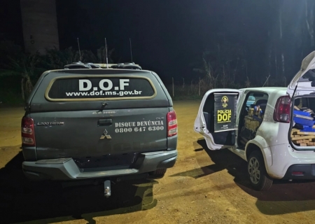 Carro com mais de meia tonelada de drogas é abandonado em Maracaju