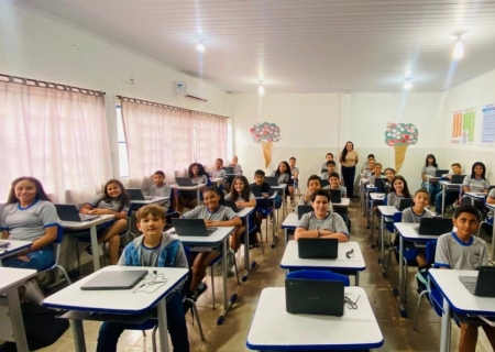 Escola Anízio Teixeira Polo, em Batayporã, adquire 37 Chromebooks
