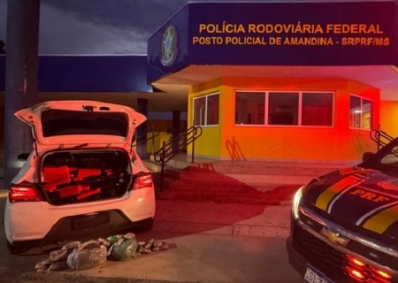 PRF apreende mais de 170 kg de maconha em Ivinhema