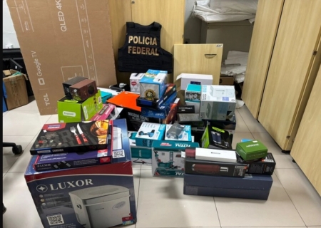 PF deflagra operação para desarticular esquema criminoso de contrabando, descaminho e rifas ilegais em MS