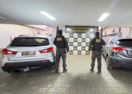Veículos adulterados são apreendidos pelo DOF em Dourados