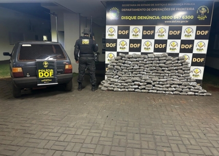 DOF apreende 220 quilos de skunk em residência de Dourados