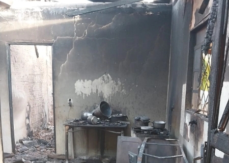 Homem é detido por resistência durante incêndio em residência em Nova Casa Verde