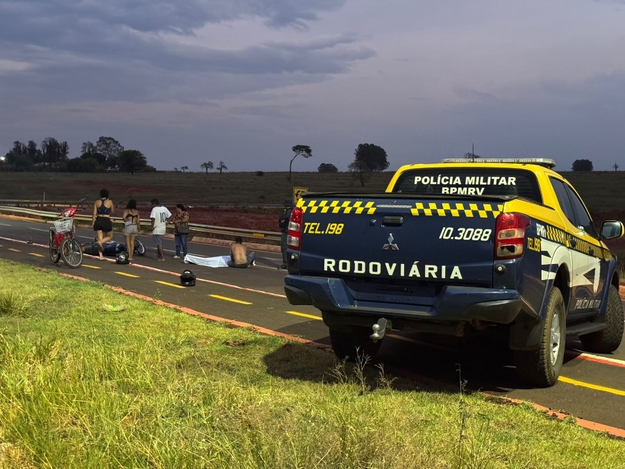 Motociclista morre após perder controle e cair na MS-473 em Nova Andradina