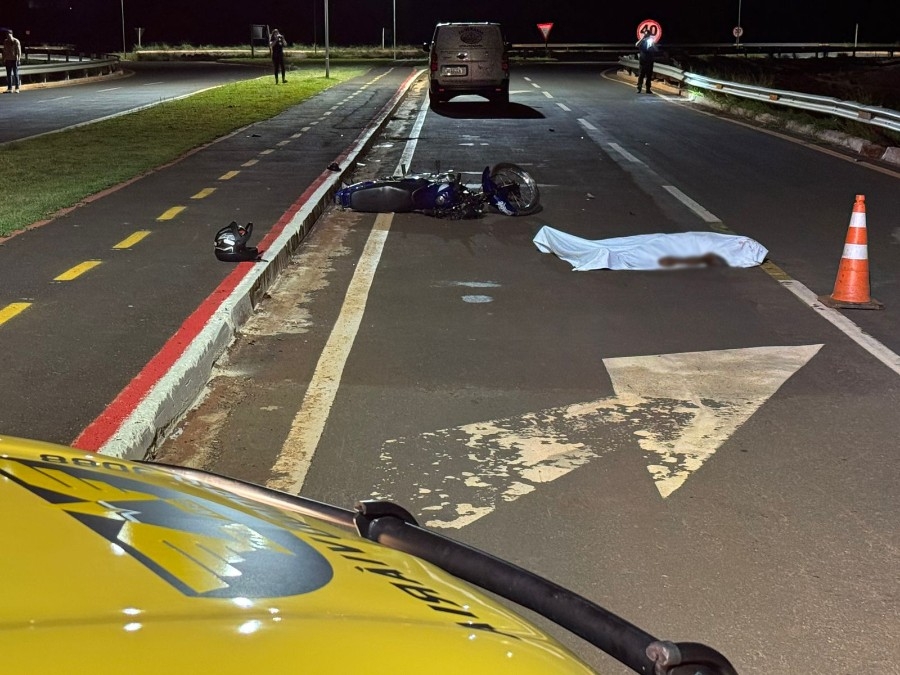Motociclista morre após perder controle e cair na MS-473 em Nova Andradina